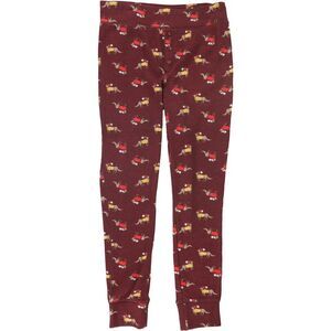 American Eagle Womens Winter Dogs Thermal Pajama Pants, Red, XXS, DM